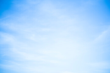 Blur Blue White Sky for nature color background