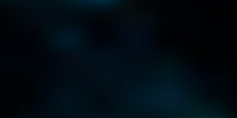 Dark blue vector blurred template.