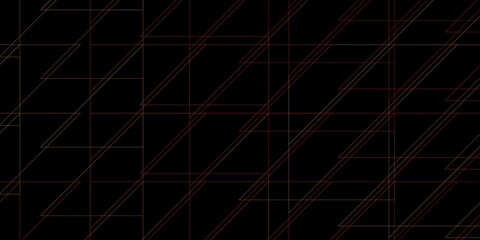 Dark Orange vector texture with lines.