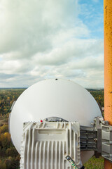 Cellular microwave system. Wireless directional communication antenna of radio relay link based on...