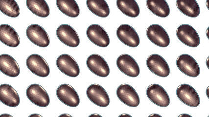 Ostereier, Fest - 3d gerendert Illustration