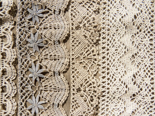 Russian bobbin lace.