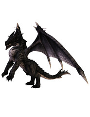 black dragon wyvern