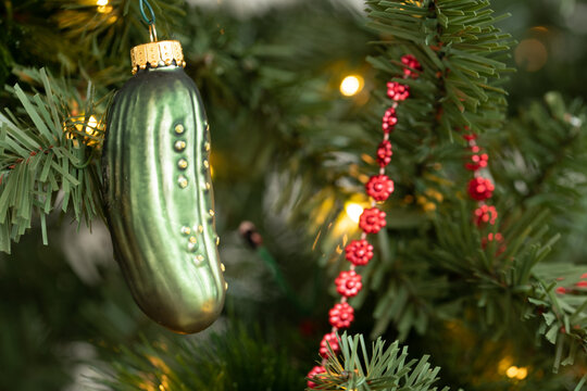 The Christmas Pickle tradition landscape