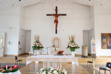 interior of the church