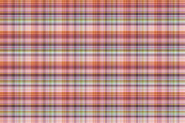 Orange Plaid Tartan Seamless Pattern Background