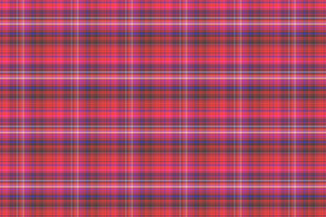 Red Blue Plaid Tartan Seamless Pattern Background