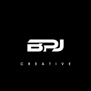 BPJ Letter Initial Logo Design Template Vector Illustration	
