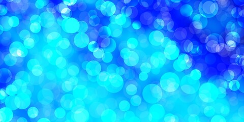 Light BLUE vector layout with circle shapes.