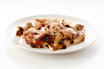 ほぐしたローストチキン