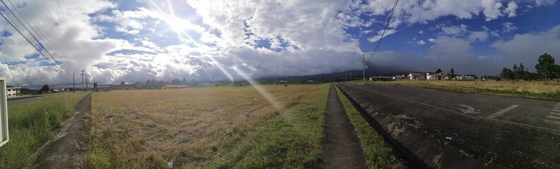 morning in the mountains