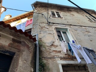 Rovinj Istrien Kroatien Adria Mittelmeer - Altstadt mit Gassen im Sommer