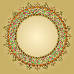 Vector frame of flowers. Vintage floral elements Isolated botanical illustration for a postcard.	