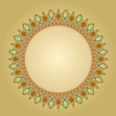 Vector frame of flowers. Vintage floral elements Isolated botanical illustration for a postcard.	