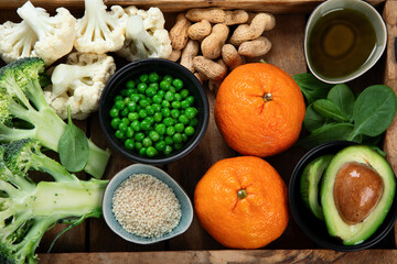 Healthy food contains coenzyme Q10, supports immune system.