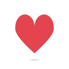 heart icon on white background