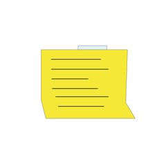 picture note, memo vector on white background