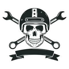 biker skull