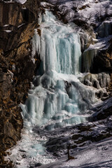 Wasserfall, Valsavarenche, Nationalpark Gran Paradiso, Italien