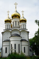 Fototapeta na wymiar Church architecture of the city of Pereslavl-Zalessky in Russia.