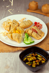 Indonesian Local Food Pempek 