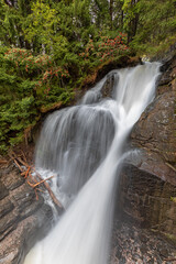 Fototapeta na wymiar Wasserfall in Hafling bei Meran, Südtirol