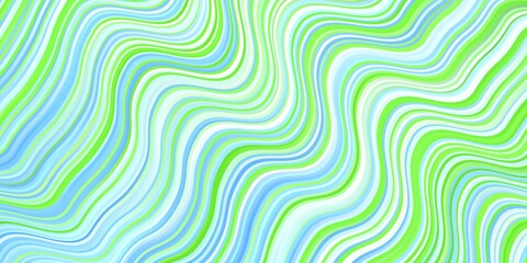 Light Blue, Green vector background with bows.