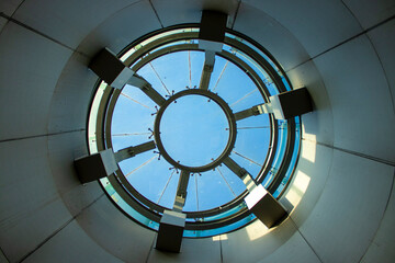 spiral staircase in the sky