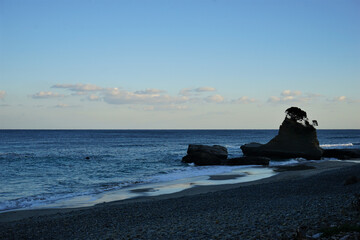 Kumano Beach at dusk in Tanegashima, Kagoshima, Japan - 鹿児島 種子島 熊野海水浴場
