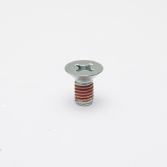 Nut Bolt and Screw with isolated white background 