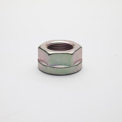 Nut Bolt and Screw with isolated white background 