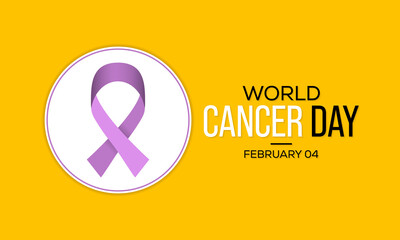 Vector illustration on the theme of World Cancer Day is an international day marked on February 4 to raise awareness of cancer and to encourage its prevention, detection, and treatment.
