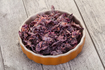 Cole slaw salad with cabbage