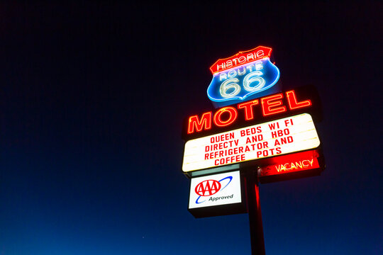 Seligman, U.S. Route 66 (US 66 or Route 66), Arizona, USA, Am&eacute;rica