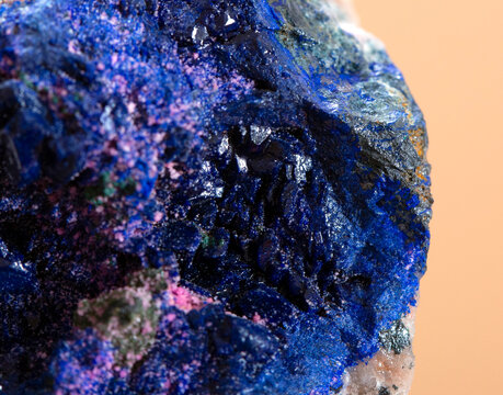 azurite mineral specimen quartz stone gem geology rock
