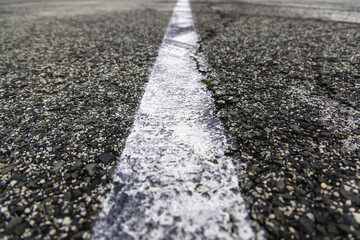 Road texture detail