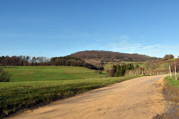 Der Schönberg bei Freiburg an einem sonnigen Wintertag