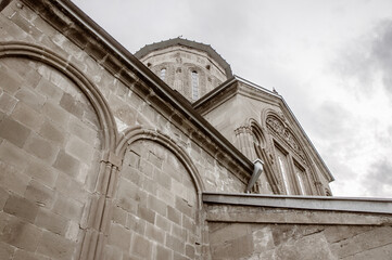 Naklejka premium Svetitskhoveli Christian Temple, Mtskheta, the ancient capital of Georgia