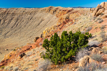 Meteor Crater is a meteorite impact crater. The site was formerly known as the Canyon Diablo...