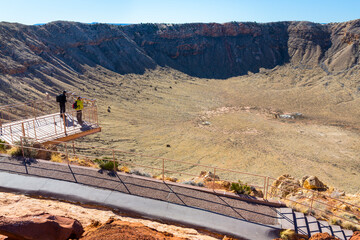 Meteor Crater is a meteorite impact crater. The site was formerly known as the Canyon Diablo...
