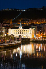 Bilbao City Council. Province of Bizkaia in the autonomous community of the Basque Country, Spain, Europe
