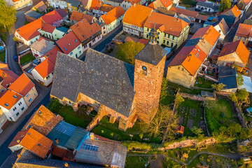 Kelbra (Kyffhäuser) in Sachsen Anhalt | Luftbilder von der Stadt Kelbra in Sachsen Anhalt 