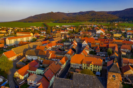 Kelbra (Kyffh&auml;user) in Sachsen Anhalt | Luftbilder von der Stadt Kelbra in Sachsen Anhalt 