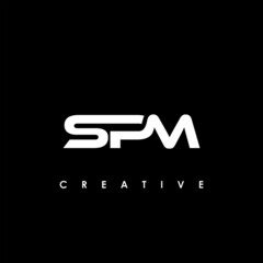 SPM Letter Initial Logo Design Template Vector Illustration	
