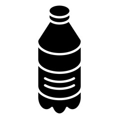 
Water bottle in glyph isometric icon 
