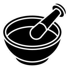 
Herbal medicine glyph isometric icon 
