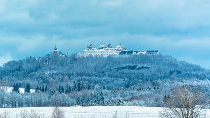 Fototapeta premium Winter Schnee Erzgebirge