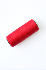 Colored thread for embroidery. Sewing thread. Threads for sewing isolated on white background 