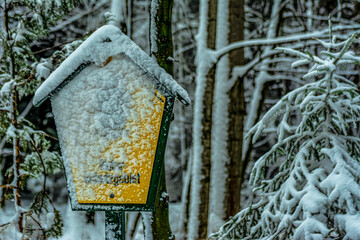 Winter Schnee Erzgebirge