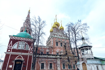 Fototapeta premium Old church in Moscow